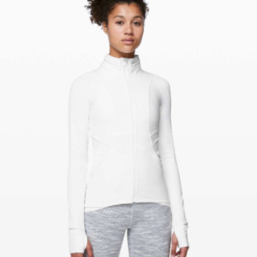 NWT Lululemon White Far and Free Jacket